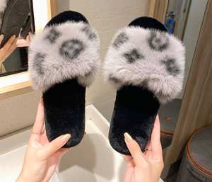 Pantuflas de Algodón para Mujer, Estilo Europeo Americano, Diseño de Leopardo, Cálidas y Cómodas para Verano, Venta al Por Mayor - Product Image 6