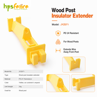 Prolongateur d'isolation PP pour clôture électrique de bétail avec fixation par clou, résistant aux UV