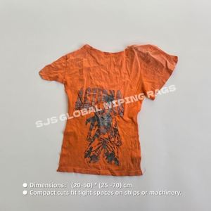 ผ้าเช็ดทำความสะอาดอเนกประสงค์จากเสื้อยืดรีไซเคิล ผ้าฝ้ายเช็ดทำความสะอาดคุณภาพเยี่ยมสำหรับงานอุตสาหกรรม - Product Image 3