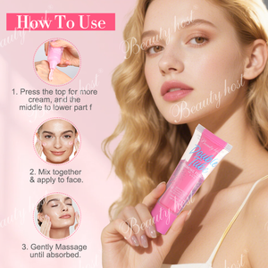 Crema Facial 2 en 1 con Esencia Reparadora, Iluminadora, Antienvejecimiento y Reafirmante, en Tubo Doble - Product Image 4