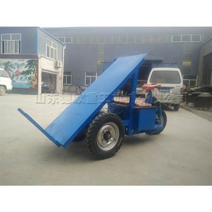 Small Flat Brick Three Wheeled Truck Construction Transport Climbing Ability Flatbed Type Brick <b>Puller</b> Hand Operated Du - Product Image 5