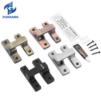 Boucle de porte en alliage de zinc épaissie fenêtre boucle de sécurité antivol loquet porte boulon meubles armoire cadenas