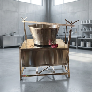 Mezcladora Industrial de Alimentos de Acero Inoxidable Comercial, Agitador Automático para la Elaboración de Khoya y Mawa, Olla Mezcladora con Chaqueta de Calentamiento - Product Image 1