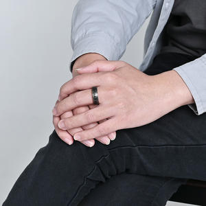 Nordic Viking Rune <b>Titanium</b> Steel <b>Ring</b> For <b>Men</b> Minimalist Style Artistic Jewelry Gift - Product Image 2