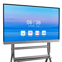 Tableau blanc électronique tout-en-un pour conférence de 65 pouces, écran tactile, téléviseur, projection 4K, formation en entreprise, réunion, tablette, enseignement