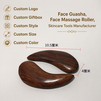 Planche en bois pour Gua Sha, masseur à grattoir, en bois naturel, 8 pièces