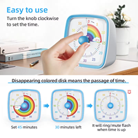 Minuteur visuel pour étudiants, gestion du temps en classe, horloge de productivité, compte à rebours, minuteur visuel pour enfants