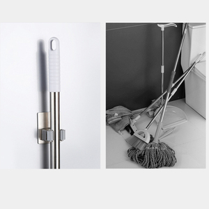 Organisateur <span class=keywords><strong>mural</strong></span> auto-adhésif pour balai à franges, porte-brosse, cintre pour balai, cuisine, salle <span class=keywords><strong>de</strong></span> bain, crochets solides - Product Image 3