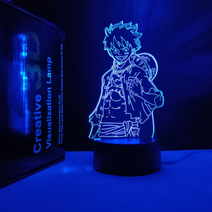 ไฟคริลิคสำหรับตกแต่งห้องโคมไฟ3D 7สีแบบสัมผัสพร้อมรีโมท2025สีอะนิเมะ3D - Product Image 5