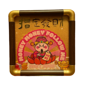 Cornici Fotografiche in Oro Puro 999 all'Ingrosso, Pesce Koi, Designato per il Tesoro della Ricchezza, Regalo per la Prosperità - Product Image 1