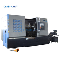 Tour CNC TCK600 à banc incliné, machine de tournage CNC haute précision pour l'usinage de pièces à arbre moyen