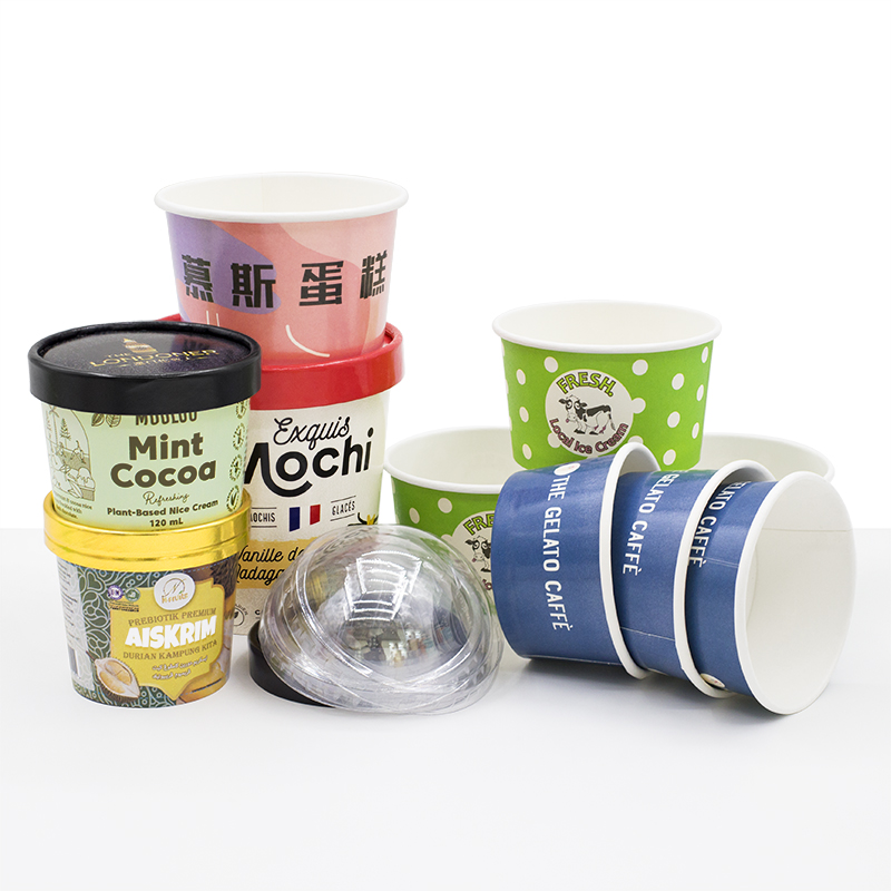 Design Ice Cream Cup Manufacturers Ice Cream Paper Packaging Cups
