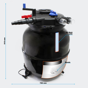 Filtre de bassin biologique à pression traversante <span class=keywords><strong>UVC</strong></span> <span class=keywords><strong>55W</strong></span> 13000l/h Max pour jardin domestique CPF-50000 - Product Image 2