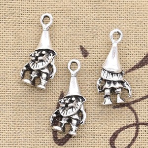 Charmes De Noël Père Noël 28x11x7mm Antique Argent Couleur Pendentifs Faire DIY À La Main Tibétain Trouver Des Bijoux - Product Image 5