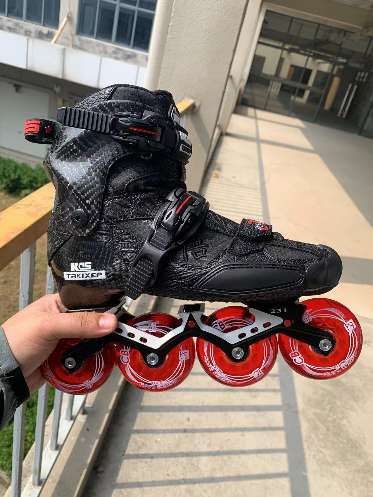 Black whole shoes-7 series knife holder with cb gem wheel