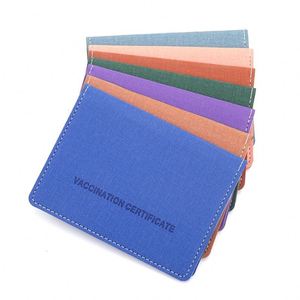 Étui de protection en cuir PU multi-cartes pour passeport, permis de conduire, cartes de visite et cartes de vaccination - Vente en gros - Product Image 3
