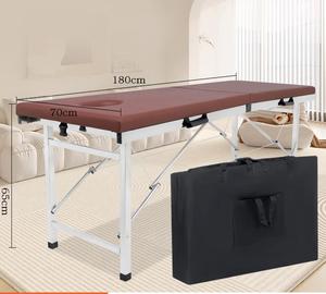 Nouveau lit de Massage pliant en acier inoxydable Portable Durable pour Spa Salon thérapie professionnelle en gros - Product Image 3
