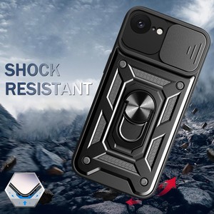 Funda protectora de teléfono para cámara con ventana deslizante a prueba de golpes con soporte de anillo para iPhone 16E 16 Pro <span class=keywords><strong>Max</strong></span> 15 14 Plus 13 Pro - Product Image 4