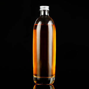 Bouteille en verre <span class=keywords><strong>de</strong></span> vin <span class=keywords><strong>de</strong></span> glace <span class=keywords><strong>de</strong></span> jus <span class=keywords><strong>de</strong></span> fruits clair givré <span class=keywords><strong>de</strong></span> 250ml 500ml avec liège - Product Image 2