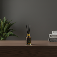 Ensemble de diffuseur de parfum écologique avec bâtonnets en rotin et flacon en verre, aromathérapie pour la maison et le bureau