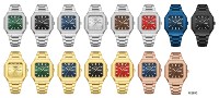 Montre pour homme NIBOSI 2690 élégante en or rose carrée avec cadran marron, date et jour, quartz, pour affaires