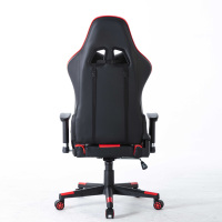 Chaise de jeu ergonomique pour adultes avec dossier réglable et siège confortable pour PC, chaise de jeu en cuir