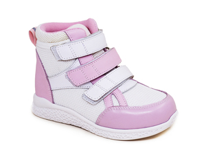 Scarpe ortopediche sportive di media altezza per bambini sandali ortopedici supporto per arco disponibile rosa rosso blu colori neri - Product Image 4