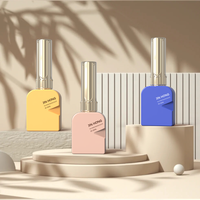 Flacon vide de 12 ml pour vernis gel UV, emballage en verre personnalisé avec logo OEM/ODM, base fortifiante