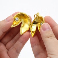 Professeur préféré Vintage cadeau mode acier inoxydable métal 3d aluminium or argent chanceux Fortune Cookie porte-clés