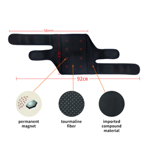 Genouillère de protection réglable avec support magnétique et fermeture auto-agrippante, soutien unisexe toutes saisons pour le sport et l'usage quotidien - Product Image 2
