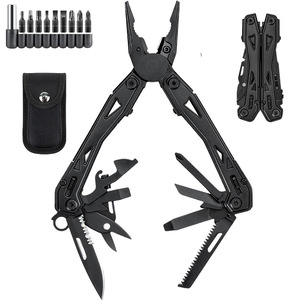 Alicates Plegables Multifuncionales de Acero Inoxidable, Portátiles para Exteriores, Camping, Tácticos, Multiusos, para Montañismo Diario - Product Image 1