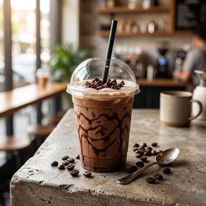 Gobelets en plastique PET de 16 oz jetables - Gobelet ultra transparent pour café glacé et boissons froides avec bord roulé - Product Image 6