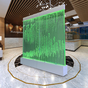 Panneau de séparation de bureau <span class=keywords><strong>amovible</strong></span> en acrylique, mur de rideau d'eau à bulles - Product Image 6