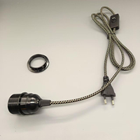Kit de suspension luminaire DIY 303 Switch avec cordon et douille E26 E27 pour Loft et entrepôt
