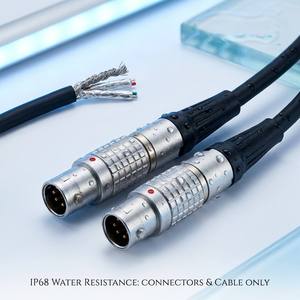 مجموعة كابلات صناعية مخصصة محمية ذاتية القفل بنظام الدفع والسحب، من نوع FGG Aviation Wire Harness، للاستخدام في الأجهزة الطبية والمستشعرات والمناظير والروبوتات الصناعية. - Product Image 3
