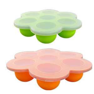 Moule à glaçons en silicone de qualité alimentaire, écologique, pliable, avec logo personnalisé, 7 cavités, pour congélation rapide et démoulage facile, vente en gros - Product Image 5