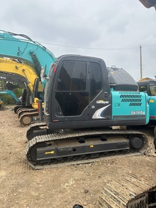 Excavatrice sur chenilles hydraulique d'occasion Kobelco SK140-8, 14 tonnes, de taille moyenne, de seconde main, conforme EPA/CE, haute qualité, en stock, en promotion - Product Image 1