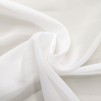 Tissu en polyester tissé chiffon imprimé numérique à petites fleurs pour vêtements, collection Printemps-Été