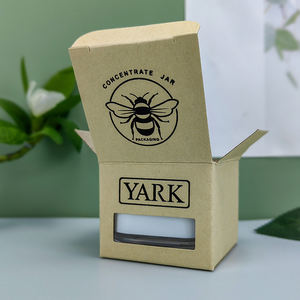 Custom Logo Printed Dab Box 3ml 5ml <b>Glass</b> Jar Concentrate Box - Product Image 1