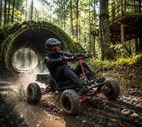 Go Kart Eléctrico de 48V con Control Estable y Alta Velocidad, con Freno de Disco Hidráulico para Carreras Todoterreno