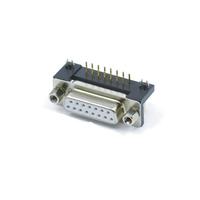 Conector D-SUB de 15 Pines DB15 Hembra Tipo DIP R/A para PCB, Conectores de Alta Calidad