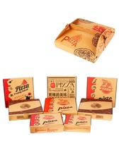 YIYANG personalizable blanco 5X5 pulgadas carpetas de papel corrugado repujado materiales reciclados Pizza Display CIF
