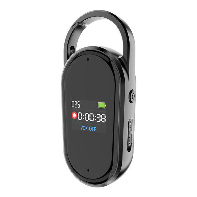 805 Color Screen Keychain Recorder | 60H Continuous Recording | HD Noise Canceling for Students