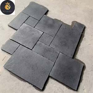 Vente en gros de brique murale en pierre calcaire bleue grise dégringolée Antique 300X300 600X300 - Product Image 6