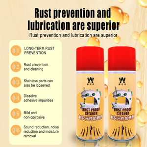 Inhibidor de Óxido para Piezas Metálicas de Máquinas de Coser, Lubricante en Aerosol para Prevención de Óxido, <span class=keywords><strong>Agente</strong></span> Limpiador y Desoxidante, 450 ml - Product Image 2
