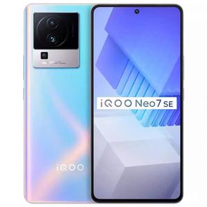 IQOO Neo 7 SE หน้าจอ 6.78 นิ้ว 120Hz AMoled ชิปประมวลผล Dimensity 8200 Octa Core แบตเตอรี่ 5000mAh ชาร์จเร็ว 120W กล้อง 64MP ระบบปฏิบัติการ Android 13 ภาษาสเปน หน่วยความจำ 256GB รองรับ 2G - Product Image 1