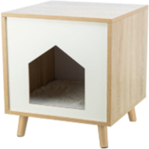Casa para Gatos Interior TRIXIE Isa, Mesa Auxiliar Moderna para Gatos y Mesita de Noche, Cueva Escondite para Gatos con Cojín Acogedor - Product Image 2