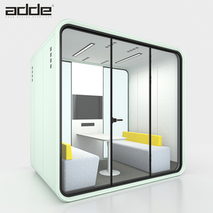 Cabina per riunioni per cabina di lavoro modulare per interni cabina di lavoro Mobile Pod per Studio di registrazione vocale - Product Image 5