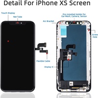 Écran LCD de Téléphone Portable pour iPhone 5s 6 6s 7 8 Plus X Xr Xs 11 Pro Mini Max 12 12 Pro 13 14, Remplacement Tactile en Verre LCD