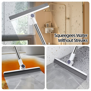 Juego de escoba y recogedor 4 en 1 con cepillo para suelos y escobilla de goma giratoria 180° para limpieza del hogar, stock local en Polonia, entrega rápida en la UE - Product Image 6